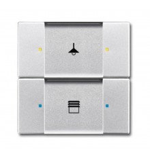 6126/02-83-500 Сенсор 2/4-кл. многофункциональный, серебристый алюминий  6116-0-0208  2CKA006116A0208  ABB