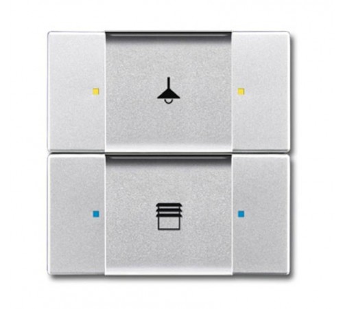 6126/02-83-500 Сенсор 2/4-кл. многофункциональный, серебристый алюминий  6116-0-0208  2CKA006116A0208  ABB