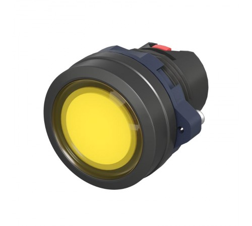 Головка кнопки плоская прозрачная без  фиксации, желтая  M22P-FMLYP  DKC