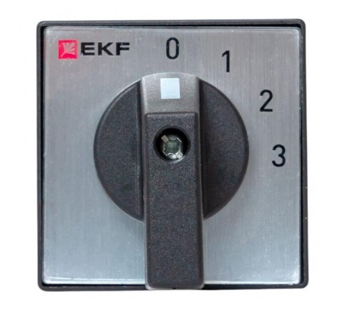 Переключатель кулачковый ПК-1-121 10А 1P "0-1-2-3" IP65  pk-1-121-10-65  EKF
