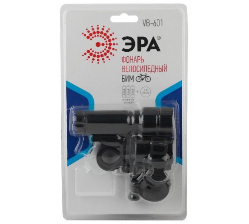 Фонарь велосипедный 6хLED 3xAAA + 2xCR2032 VB-601 Бим, батареи в комплекте  Б0029194  ЭРА