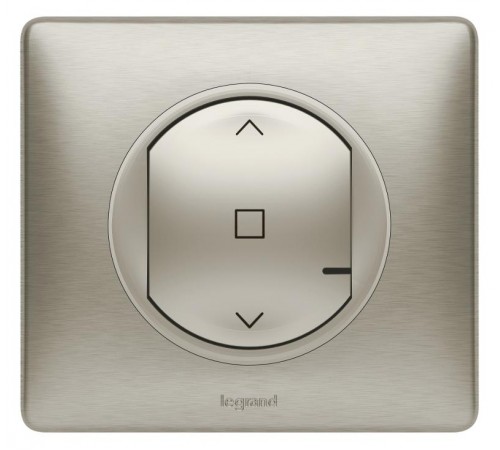Выключатель рольставней Умный Celiane 500В.А 230В рамка титан; титан Netatmo  067776  Legrand