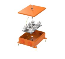 Коробка металлическая огнестойкая 70-0385-FR10.0-16 E15-E120 RAL2004 150x200x60 (6 шт/кор)  70-0385-2004-FR10.0-16  Промрукав