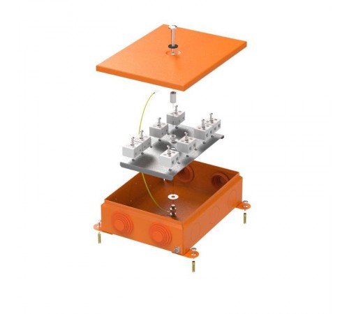 Коробка металлическая огнестойкая 70-0385-FR10.0-16 E15-E120 RAL2004 150x200x60 (6 шт/кор)  70-0385-2004-FR10.0-16  Промрукав