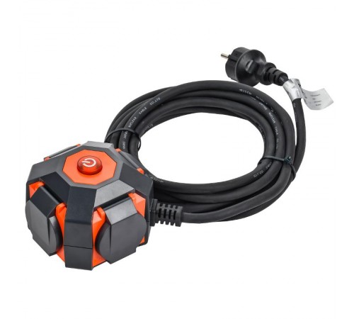 Удлинитель на магните У04В IP44 5м КГ 3х1,5мм2 16А  WYP30-16-04-05-ZKV  IEK