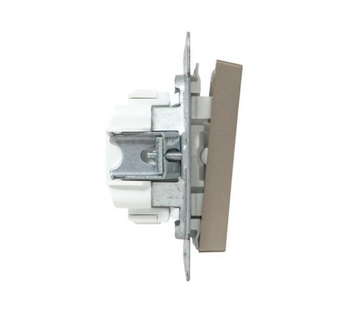 Механизм выключателя, трёхклавишный, шампань Эпика  UP1-SWC-31 EKF