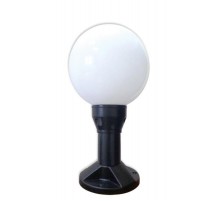 Светильник садово-парковый "Шар" 200 Г НТУ 06-40-02 опал пмма IP44/на подставке /корпус черный ф60  1030480227  Элетех