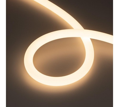 Лента светодиодная герметичная MOONLIGHT-5000S-ROUND-2835-336-24V Warm (18х18mm, 16W, IP65) (arlight, -)  031431  Arlight
