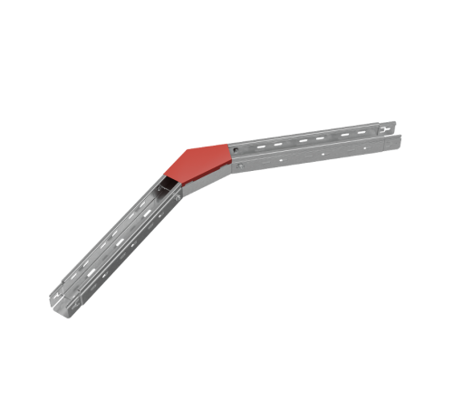 Крышка горизонт. угла 45 гр. 50 мм "ПЛЮС" HD85  KGLplus45-50 HD85   КМ-профиль