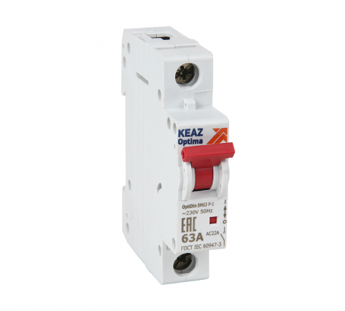 Выключатель нагрузки модульный OptiDin BM63P-140-УХЛ3 (BM63Р)  103891  КЭАЗ