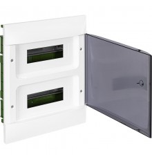 Practibox S Пластиковый щиток Встраиваемый (в полые стены) 2X12 Дымчатая дверь  135572  Legrand