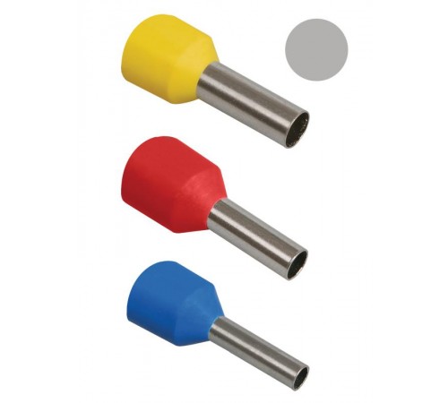 Наконечник НШВИ 4,0-9 серый (100шт/упак)  UGN10-004-04-09  IEK