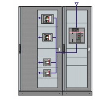 Уголок монтажный для системы шин (4шт) Сталь  1STQ007431A0000  ABB