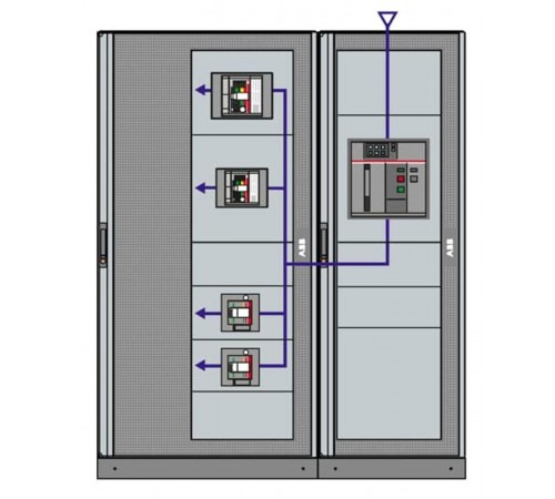 Уголок монтажный для системы шин (4шт) Сталь  1STQ007431A0000  ABB