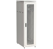 Шкаф сетевой 19" LINEA N 42U 600х1000 мм перфорированные двери серый  LN35-42U61-PP  ITK