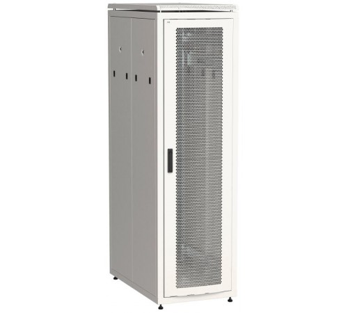 Шкаф сетевой 19" LINEA N 42U 600х1000 мм перфорированные двери серый  LN35-42U61-PP  ITK