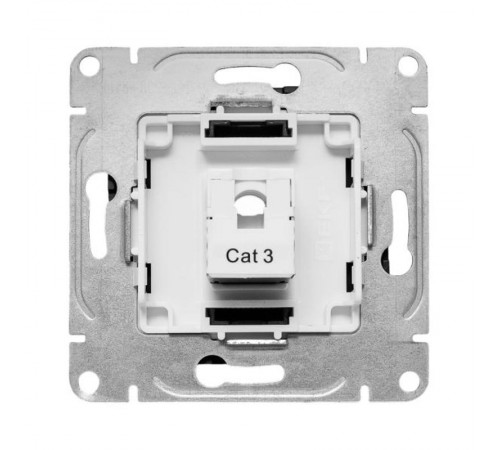 Механизм розетки RJ11, чёрный Эпика EKF  UP1-SOB-RJ11  EKF