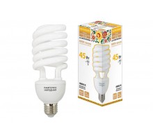 Лампа энергосберегающая КЛЛ  45Вт Е27 840 cпираль НЛ-HS  SQ0347-0035  TDM