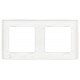 Рамка для розеток и выключателей ЭРА Серия 12 12-5002-01М на 2 поста, белый матовый   Б0065736  ЭРА