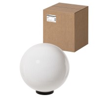 Светильник НТУ 03-100-404 шар d=400 мм IP54 (опал призма ПММА, основание плоское ПК 145, Е27)  SQ0330-0638  TDM