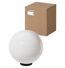 Светильник НТУ 03-100-404 шар d=400 мм IP54 (опал призма ПММА, основание плоское ПК 145, Е27)  SQ0330-0638  TDM