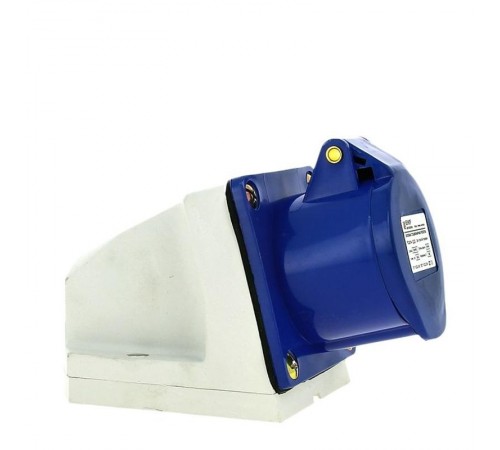 Розетка стационарная наружная 133 2Р+РЕ 63А 220В IP67 EKF PROxima  ps-133-63-220  EKF