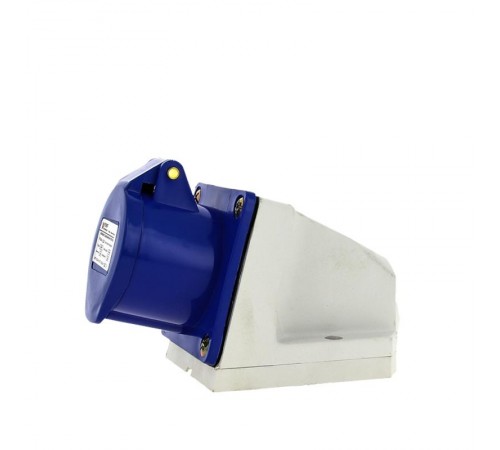 Розетка стационарная наружная 133 2Р+РЕ 63А 220В IP67 EKF PROxima  ps-133-63-220  EKF