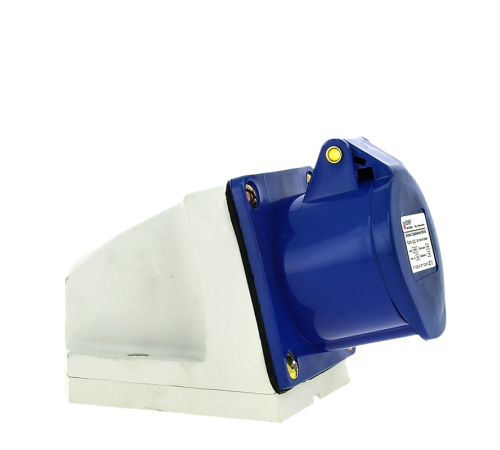 Розетка стационарная наружная 133 2Р+РЕ 63А 220В IP67 EKF PROxima  ps-133-63-220  EKF