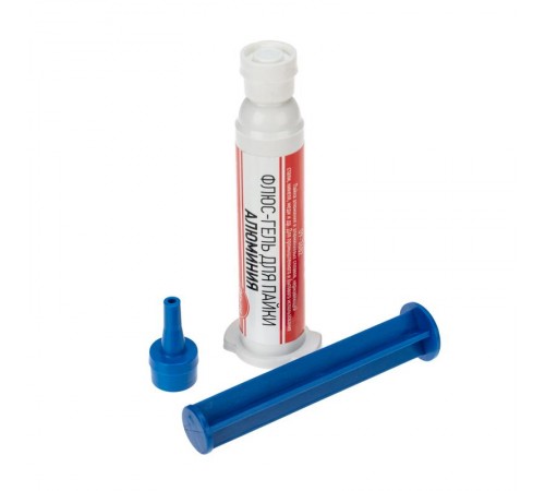 Флюс-гель для пайки Алюминия 12 мл (техно-шприц)  09-3682  REXANT