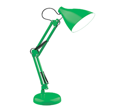 Светильник настольный GTL003 60W 220-240V E27 зеленый струбцина и основание 1/12  GT0033  Gauss