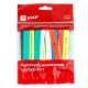 Термоусаживаемая трубка ТУТ нг 12/6 набор:7 цветов по 3шт. 100мм. EKF PROxima  tut-n-12  EKF