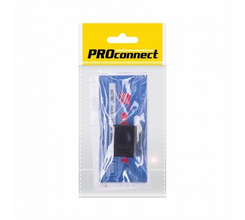 Переходник HDMI (гнездо HDMI - гнездо HDMI), (1шт.) (пакет) PROconnect  17-6806-7  PROconnect