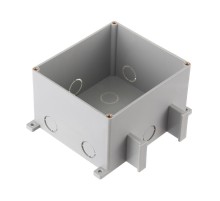BOX/2+2ST66 Коробка для люков в пол на 2 поста (45х45)+2 модуля (45х22,5) (70025), пластик  70125  Ecoplast