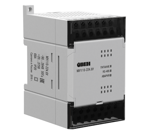 Модуль аналогового вывода МУ110-224.6У  58964  ОВЕН