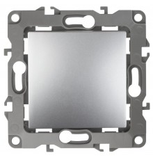 Выключатель 12-1101-03   10АХ-250В,  алюминий  Б0014623  ЭРА