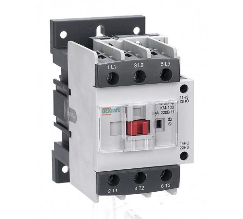 Контактор 50А 110В АС3 1НО+1НЗ КМ-103   22132DEK  DEKraft