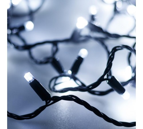 Светодиодная гирлянда ARD-STRING-CLASSIC-10000-BLACK-100LED-STD WHITE (230V, 7W)  025796  Arlight