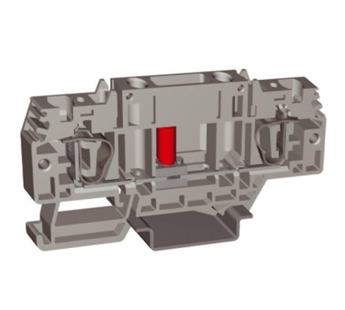 HSCB.4GR, тестовый с разъединителем, серый , 4 кв.мм  ZHB100GR  DKC