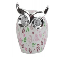 Cветильник садовый декоративный Филин на солнечной батарее, ERAFYH01-05 полистоун, 16 см  Б0038498  ЭРА