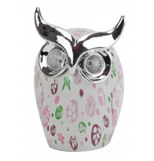 Cветильник садовый декоративный Филин на солнечной батарее, ERAFYH01-05 полистоун, 16 см  Б0038498  ЭРА