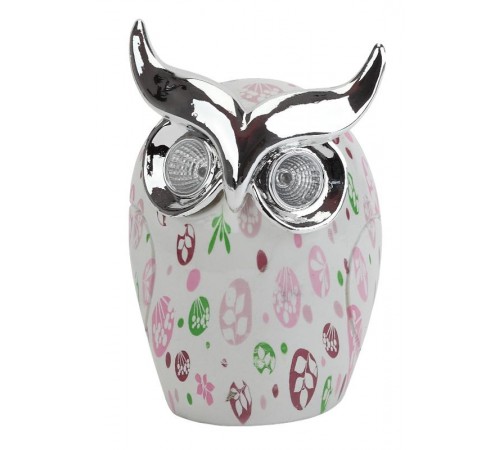 Cветильник садовый декоративный Филин на солнечной батарее, ERAFYH01-05 полистоун, 16 см  Б0038498  ЭРА