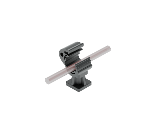 Держатель пластиковый  8-10 мм  PD8-10  КМ-профиль