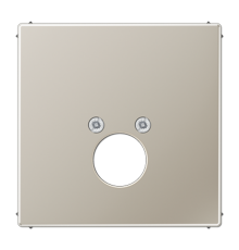 Крышка для одного гнезда подключения громкоговорителя; благородная сталь  ES2962-1  Jung