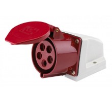 Розетка стационарная 125 3Р+РЕ+N 32А 380В IP44 РС-102 D  26033DEK  DEKraft