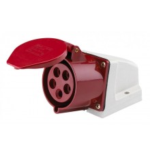 Розетка стационарная 125 3Р+РЕ+N 32А 380В IP44 РС-102 D  26033DEK  DEKraft