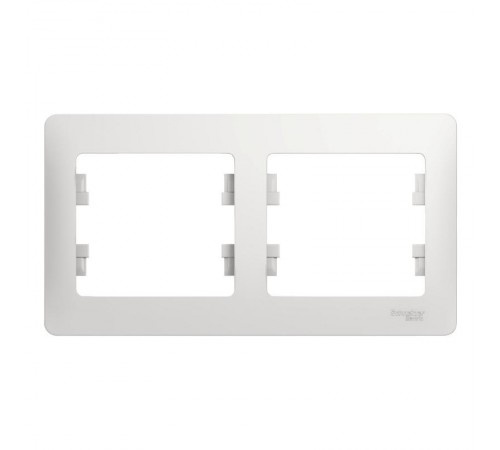 Glossa Белый Рамка 2-ая, горизонтальная  GSL000102  SE