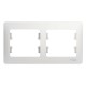 Glossa Белый Рамка 2-ая, горизонтальная  GSL000102  SE