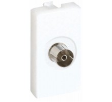 Simon Connect Розетка TV (ТВ) одиночная, 1/2 К45, под пайку, "мама", алюминий  K102B-8  Simon