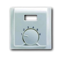 Накладка для механизма терморегулятора (термостата) 1094 UTA, 1097 UTA, серия impuls, цвет серебристый алюминий  1710-0-3775   2CKA001710A3775  ABB