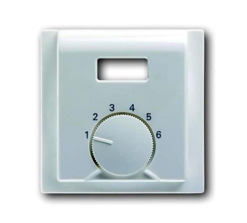 Накладка для механизма терморегулятора (термостата) 1094 UTA, 1097 UTA, серия impuls, цвет серебристый алюминий  1710-0-3775   2CKA001710A3775  ABB